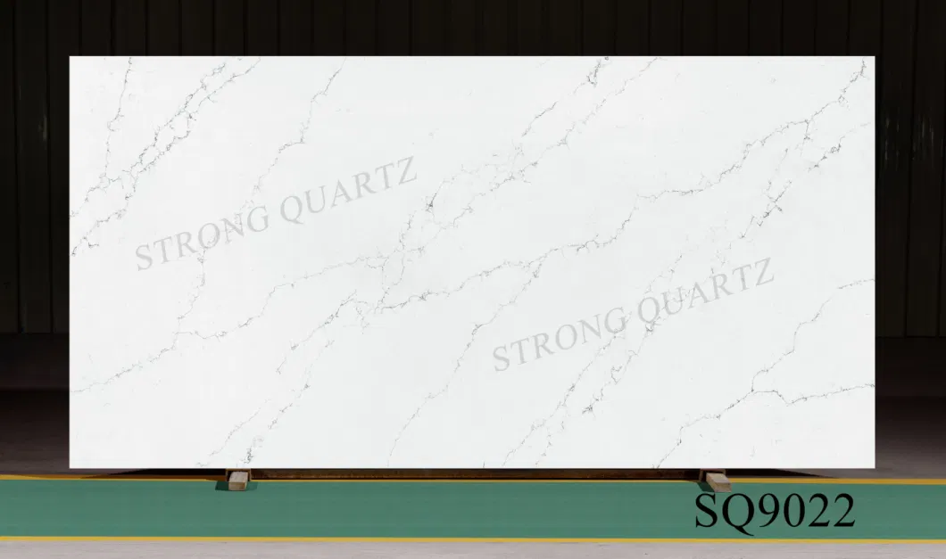 Pure Color Wholesale Chinese Quartz Stone Slab for Table with NSF Certification